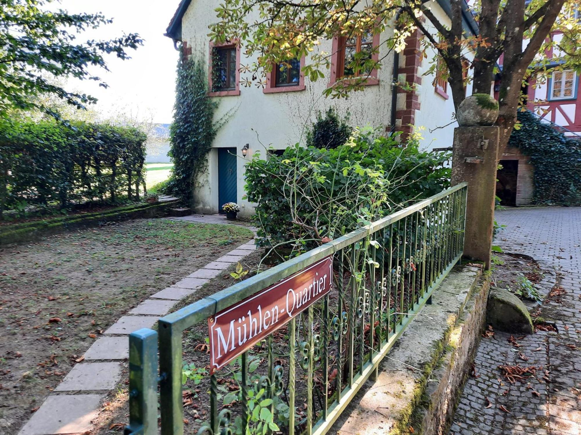 Ferienwohnung In Historischer Muehle Buchen  Exterior foto