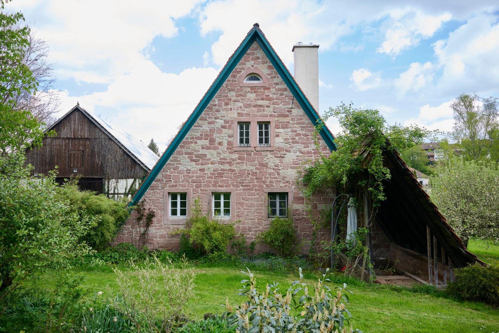 Ferienwohnung In Historischer Muehle Buchen  Exterior foto